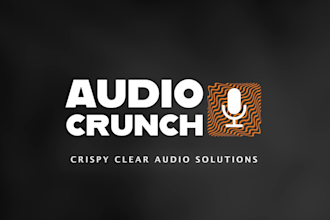 edit, clean, eq, mix and master your podcast or voice over