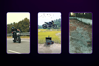 creatively edit your bike videos with trending effects