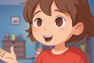 create a custom cinematic kids cartoon animation using ai