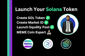 create your sol token in 24 hours and launch liquidity pool