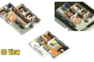 redraw floor plan for real estate agent