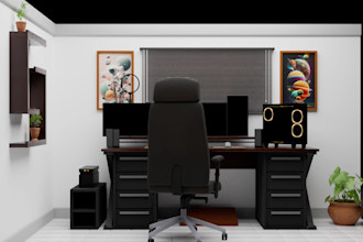 create 3d models, objects, nft and interiors using blender