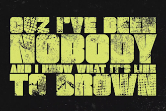 make an animated lyric video for your song