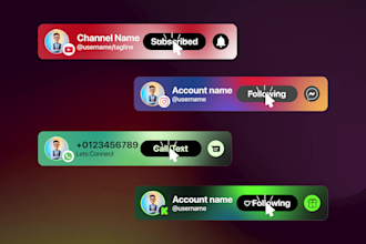 create social media lower thirds video animations for your brand