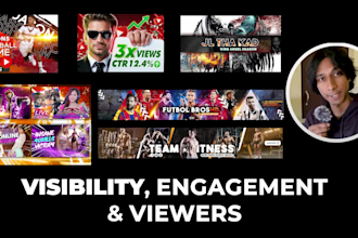 design a professional youtube banner in 24 hours