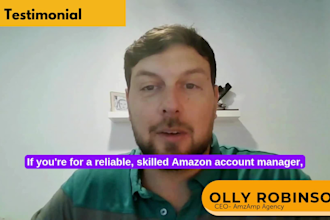 provide monthly amazon PPC management, optimization services