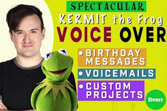 record a kermit the frog voice over impression