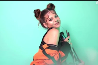 record a custom violin cover and video