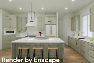 do photorealistic kitchen renderings and 3d kitchen design