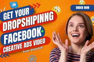 do dropshipping facebook video ads, personalized fb ad creative with hooks