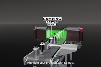 do 3d industrial animation product explainer tech and mechanical product design
