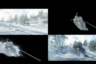 cgi vfx, 3d horror character, vfx compositing, muzzle flesh and fire explosion