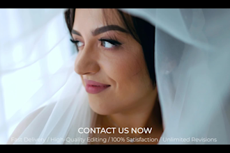 stunning cinematic wedding video edit