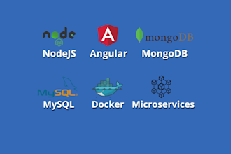 be backend node js react angular full stack application developer