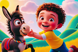 design stunning children story book illustrations using midjourney ai