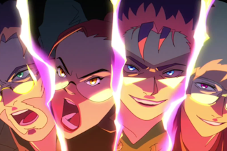 make 2d animated short film, 2d cartoon video, anime character animation