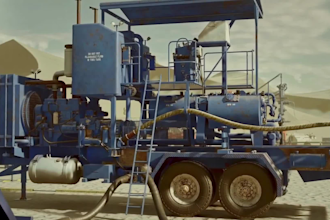create 3d industrial animation, 3d oilfield equipment, machinery animation