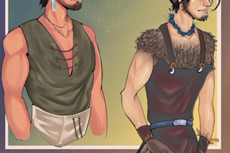 original character for books and character concept art