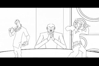 do 2d line art animation 2d traditional animation, frame by frame flip book