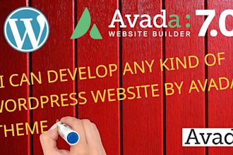 be avada expert for your responsive wordpress website