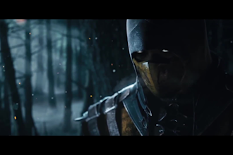create teaser cinematic logo and title animation
