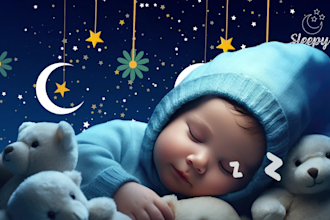 create lullaby baby music, nursery rhymes, and relaxing kids music videos
