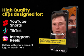 design motivational instagram reels and youtube shorts