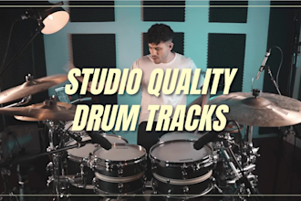 record professional drums for your tracks