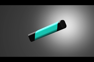 3d cad, 3d model electronic cigarette
