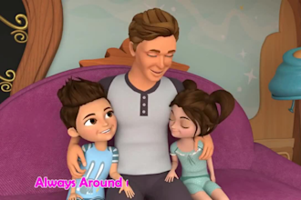 do 3d animation video, cartoon animation, cartoon music video,animation for kids