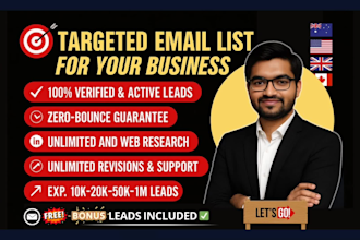 do verified niche targeted email list, b2b, bulk email list for email marketing
