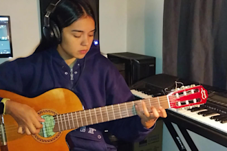 record acoustic or nylon guitar for your song