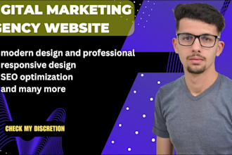 create digital marketing agency wordpress website