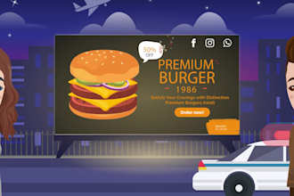 create 2d animated explainer video or commercial animation or saas video
