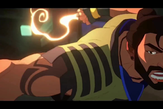 2d animated music video, 2d fighting anime, anime animation