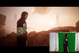 do green screen 3d video compositing for music videos and commercials