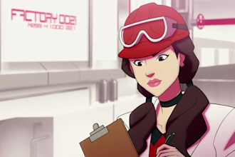 2d cartoon music video, lyric video, character animation, hand draw lyric