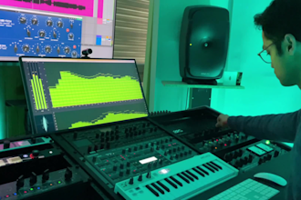 mix master techno, trance, edm, pop, house with analog gear