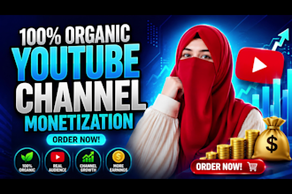 do organic youtube video promotion for channel monetization