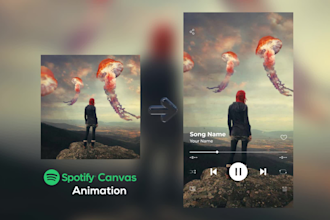 animate your album cover art for spotify canvas, mixtape