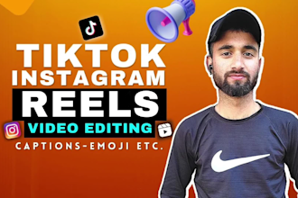 edit youtube shorts, instagram reels and tik tok videos