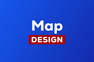 design custom vector city map for event or road illustration