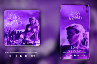 make premium spotify canvas and social media animations