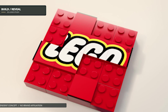 create a custom cinematic 3d logo animation with sound