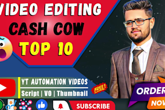 create monetizable top 10 viral faceless videos for youtube automation channel