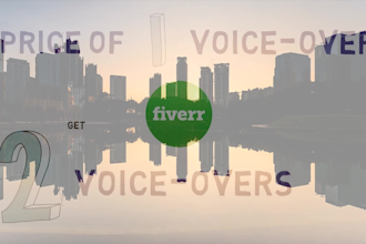 provide a two voice male and female voiceover