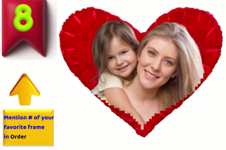 create profile picture with beautiful round frame