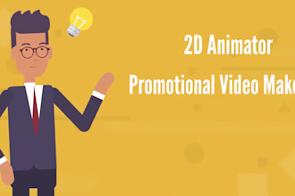 do a 2d animated explainer video or sale video