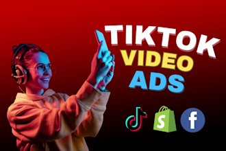 customize tik tok video ads for dropshipping products