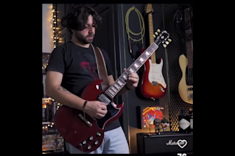record professional electric guitar tracks for your music